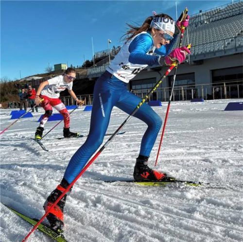 Marie Klinger überzeugte auf der Kurzstrecke.Foto re