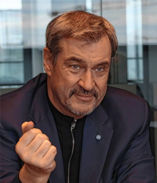 Ministerpräsident Markus Söder sprach im exklusiven OVB-Interview Klartext – unter anderem mit einer Kampfansage an die AfD.Fotos Mischner