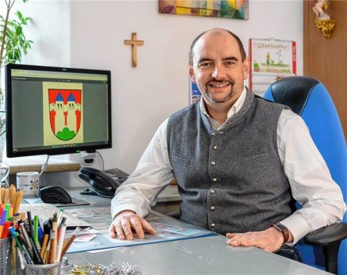 Rotts Bürgermeister Daniel Wendrock holte gut 94 Prozent der Stimmen. Fotos re