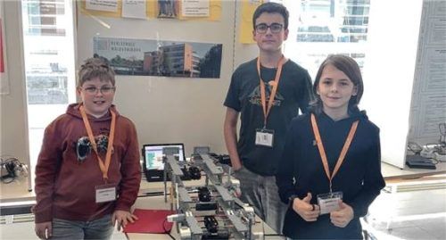 Rund ums Sortieren drehte sich die Maschine, ein „SorterBot“, die die Jury überzeugte.Fotos  re