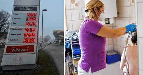 Tanken in Mühldorf: So wirken sich die hohen Spritpreise auf die Kosten für die ambulante Pflege aus.Fotos tg /Dpa