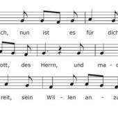 „O Mensch, nun ist es für dich Zeit“