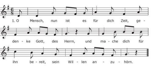 Text und Melodie in Teilen überliefert, Liedgestaltung EBES-Volksmusik 1993. Foto Ernst Schusser