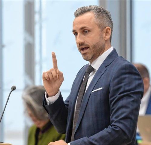 Ulrich Siegmund (AfD) spricht im Plenarsaal des Landtages von Sachsen-Anhalt zu den Abgeordneten. Foto dpa