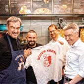 Gratis-Döner von Söder: Hunderte stürmen Imbiss