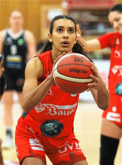 Vollen Fokus auf das Heimspiel haben Michalke Santos und die Wasserburger Basketballerinnen.Foto Butzhammer