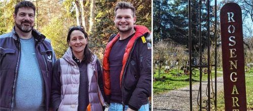 Warum Waldkraiburg auf neue Bestattungsformen setzt, erklären Frank Böking, Marion Stenzel und Moritz Althammer (von links) von der Stadtverwaltung.Fotos Weinfurtner
