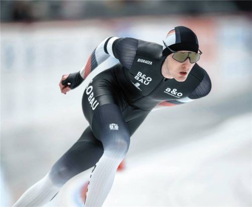 Wurde bei der Weltmeisterschaft in Heerenveen von einer Adduktoren-Verletzung ausgebremst: Gabriel Groß. Foto Ernst Wukits