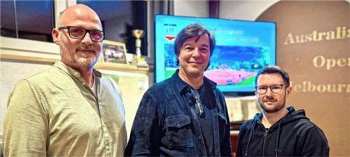 Zogen ein positives Fazit: (von links) Vorsitzender Andreas Pawel, Sportwart Tilman Lösken und Jugendwart Steffen Knorr. Foto fischer