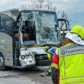 Schwerer Reisebus-Unfall am Irschenberg