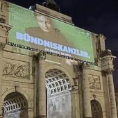 Kreisverwaltungsreferat verhängt Bußgeld für Habeck-Werbung am Siegestor