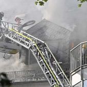 Dachstuhlbrand in Gern