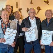 Langjährige KSK-Mitglieder geehrt