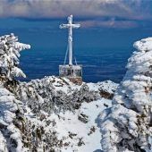 Winterliche Ausblicke über den Chiemgau kurz vor Ostern