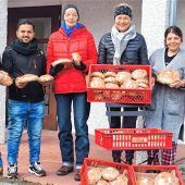 Gebäck für Flüchtlinge