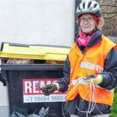 Sieben Säcke Müll in Schnaitsee gesammelt