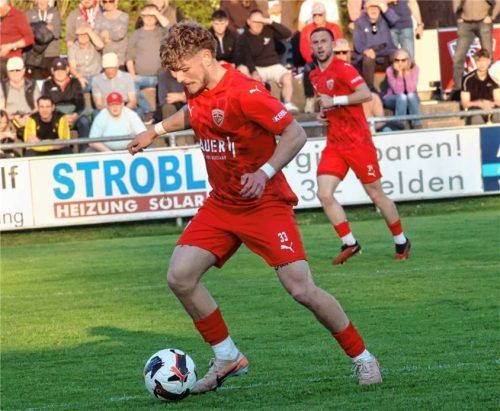 Alexander Mehring könnte nach dem Ausfall von Kevin Hingerl heute gegen Augsburg II wieder in die Startelf rücken..Foto Buchholz