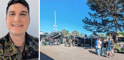 Am 14. und 15. April präsentiert sich die Bundeswehr unter anderem mit dem Informationsmobil des Karrierecenters der Bundeswehr München vor der Berufsschule in Bad Aibling. Hauptmann Daniel, Büroleiter des Karriereberatungsbüros Bad Reichenhall, erklärt im OVB-Interview, was die Besucher an den beiden Tagen erwartet und was die Bundeswehr aus seiner Sicht zu einem attraktiven Arbeitgeber macht. Foto Bundeswehr