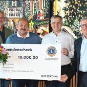 Lions Clubs spenden 10.000 Euro an die OVB Stiftung