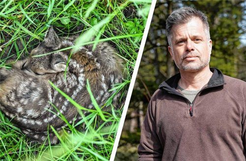 Bernhard Oberlechner ist Jäger und berichtet über seinen Alltag in seinem Chiemgauer Revier. Fotos dpa/Ludwig