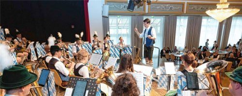 Blasmusik, Weißwürste und Italien-Flair: Priener Blaskapelle begeistert beim Osterkonzert. Fotos Berger