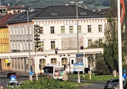 Blick auf das Stifterhaus in Linz. Foto Höfer