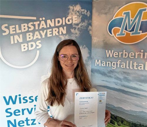 Caroline Deinert leitet die Azubi-Akademie, die vom Bund der Selbständigen und dem Werbering Mangfalltal getragen wird. Fotos Kotter