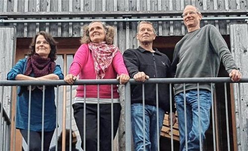Das Quartett ONLY4: (von links) Christl Schuster, Britta Hartmann, Martin Hottner und Christian Rappel. Foto Schuster