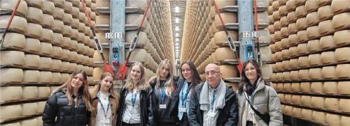 Den Schulalltag an der Partnerschule in Modena erlebte diese Gruppe bei einem Austausch. Fotos FOSBOS Wasserburg