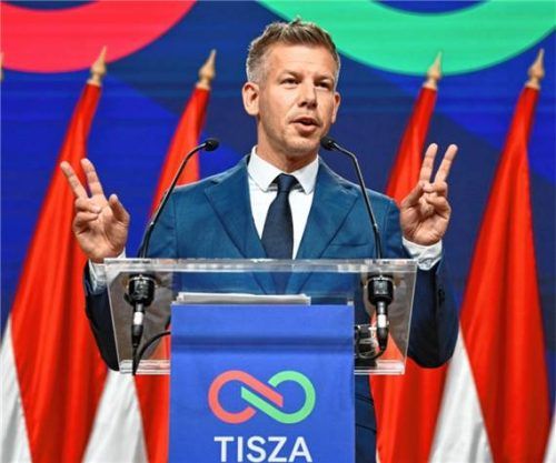 Der ungarische Wahlsieger Péter Magyar. Foto dpa