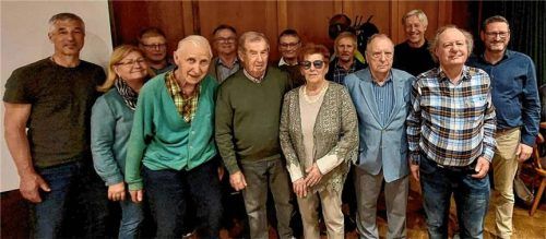 Die Geehrten der Eigenheimer- und Siedlervereinigung. Foto  Snoppek