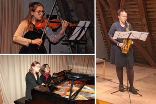 Die mitwirkenden Musikerinnen des Konzerts mit ihrer Lehrerin Sylvani Utami. Foto re