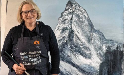 Die Siegsdorferin Andrea Würtinger holt sich ihre Inspiration vor allem aus der Natur. Foto Krammer