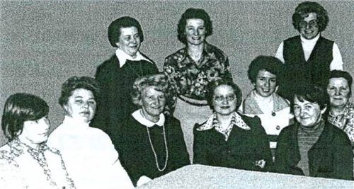 Die Vorstandschaft bei der Gründungsversammlung 1976.