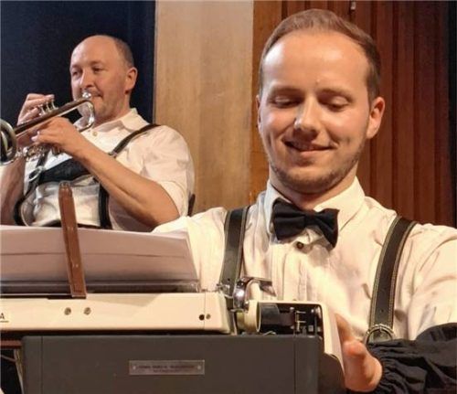 Dominik Franke war Solist auf der Schreibmaschine bei Typewriter“ von Leroy Anderson.Foto Hecht