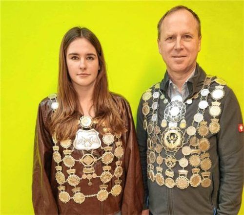 Ebinger Schützenkönig wurde Martin Anzinger und Jugendkönigin Sophie Hager.Foto  Bachmaier