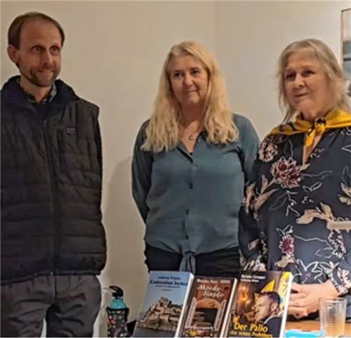 Freuen sich auf einen ungewöhnlichen Abend in Kolbermoor am 25. April: (von links) Andreas Franke, Monika Nebl und Kerstin Groeper.Foto Sedlbauer