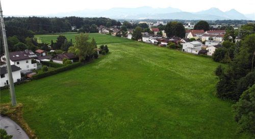 Für dieses Areal im Nordosten der Stadt, das bislang landwirtschaftlich genutzt wurde, gibt es Planungen für eine neue Siedlung mit rund 300 Wohneinheiten. Foto Stefan Hadersbeck