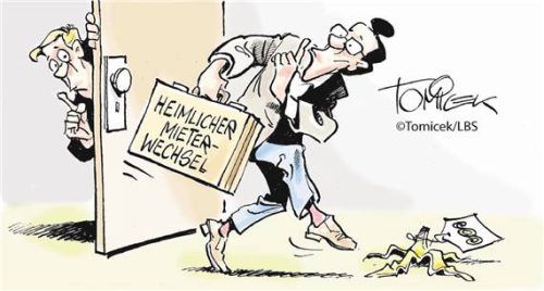 Heimlich den Bewohner wechseln? Das geht für Mieter nicht. LBS/Tomicek