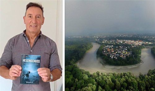 „Hexenschuss“ heißt der neue Roman von Peter Lerchner. Er handelt von einem Gewaltverbrechen am Inn bei Mühldorf. Es ist der vierte Krimi des Wahl-Lohkircheners. Foto Manfred Buchberger/Josef Enzinger