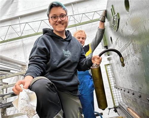 In der Metallwerkstatt bekommen die lernschwachen Schüler die Möglichkeit, ihre fachlichen Kenntnisse zu erweitern. Foto  re
