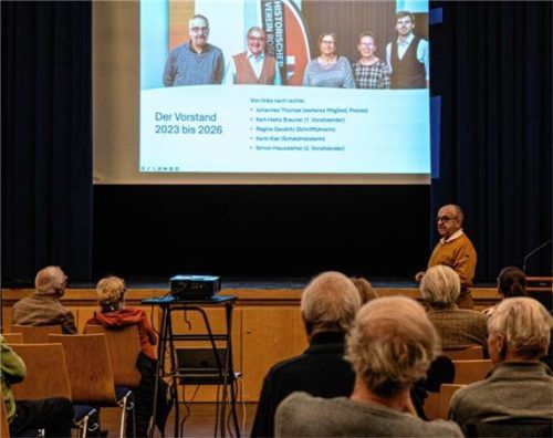 Ist aus Rosenheim nicht wegzudenken: der Historische Verein. Bei der Jahresversammlung blickte Vorsitzender Karl-Heinz Brauner auf die 125-jährige Geschichte zurück.Foto thomae