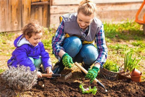 Jetzt ist die Zeit, um den Garten fit für den Sommer zu machen – das macht gemeinsam gleich doppelt Spaß.Foto adobestock