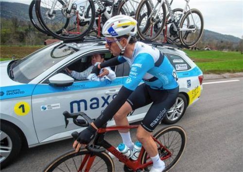 Jose Maria Garcia bei Teamchef Heinz Kargl.Foto re