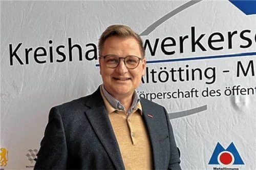 Kreishandwerksmeister Rainer Dachsberger freut sich auf viele Besucher bei der Bildungsmesse Inn-Salzach. Foto  Kreishandwerkerschaft Altötting/Mühldorf