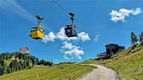 Mit dem Ersatzneubau der Kampenwandbahn soll auch die Bergstation barrierefrei werden. Foto Herbert Reiter
