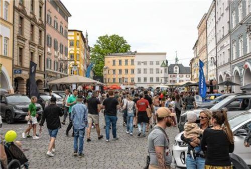 Vorbeikommen, anschauen, mitmachen: Rosenheims Innenstadt ist in Bewegung.Fotos Grafesco