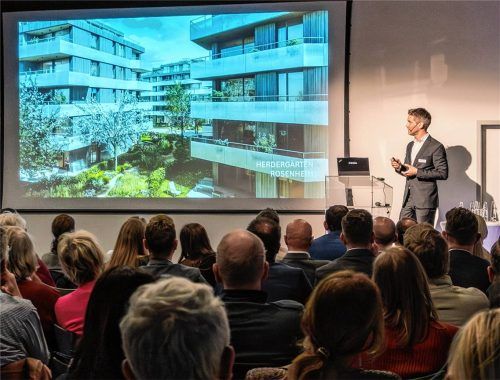 „Wir hinterlassen mit den Gebäuden, die wir bauen, Spuren – hoffentlich die nächsten 100 Jahre“, so Eisner in seinem Vortrag.