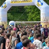 Schüler laufen für die Ukraine