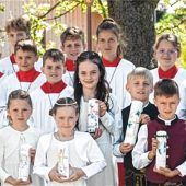 Feierliche Erstkommunion in der Pfarrei Schonstett